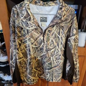 Drake Natural Camo Half-Zip Jacket